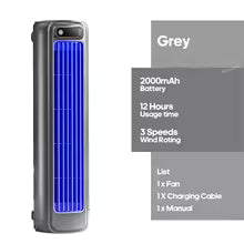 KINSCOTER Portable Air Conditioner Fan 2000mAh Quiet Desktop Tower