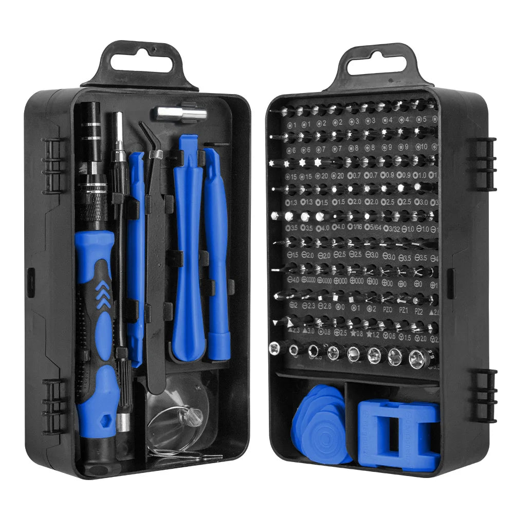 115 in 1 Precision Screwdriver Set Magnetic Repair Tools Kit for Computer Laptop Phone MacBook Household Repairs