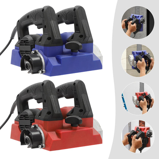 1300W Electric Wall Planing Machine Power Hand Planer Shovel Wall Machine with Cable & Carrying Case for Paint Putty Removal
