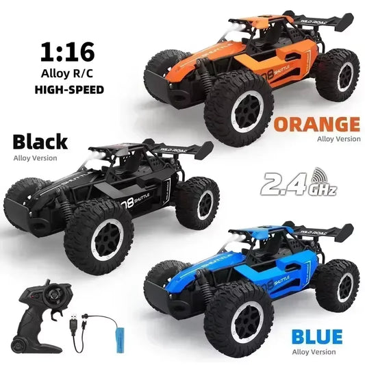 New 1:16 RC Car Remote Control Cars 2.4G Buggy Truck Drift Racing Climbing Off Road Vehicle Outdoor Toy Boy Kids Childrens Gifts