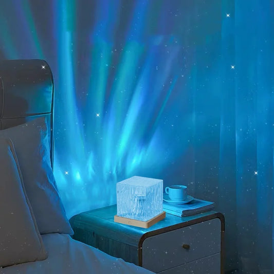 RGB Color Dynamic Aurora Projector Night Light Bedroom Ambient Lamp Xmas