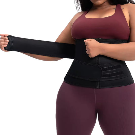 Shapewear for women's Fitness Belly Control Belt Abdominal Shaping Belt Sports Slimming Body Shaper Waist Trainer Trimmer Sauna Sweat Shapewear