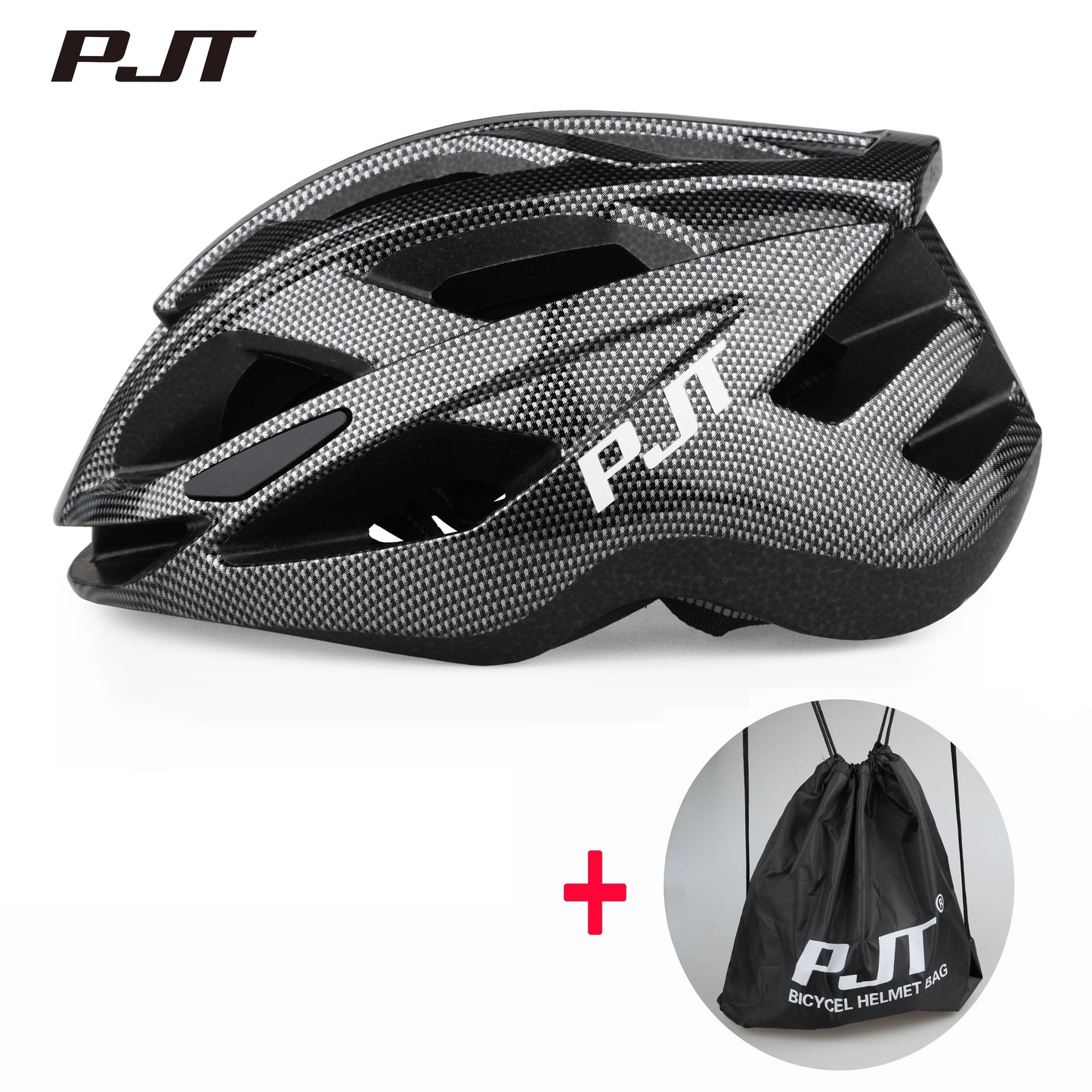 PJT Cycling Helmet Man Women Road Mountain Bike Helmet Outdoor Bicycle Skateboard Scooter Integrally-Molded Ultralight Helmet