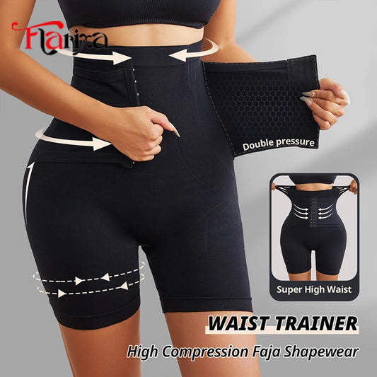 Shapewear for women's Waist Trainer Tummy Control Shorts Panties Women High Waist Shapewear Butt Lifter Underwear Postpartum Body Shaper