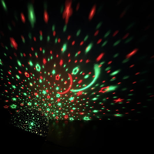 LED Starry Sky Projector Light Stars and Moon Projection 7 Modes Night Light