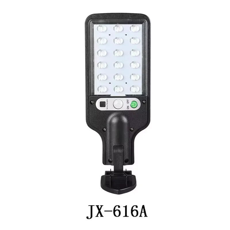 Solar LED Motion Sensor Lights Remote Control Induction Lighting for Garden Patio Garage Yard Illumination