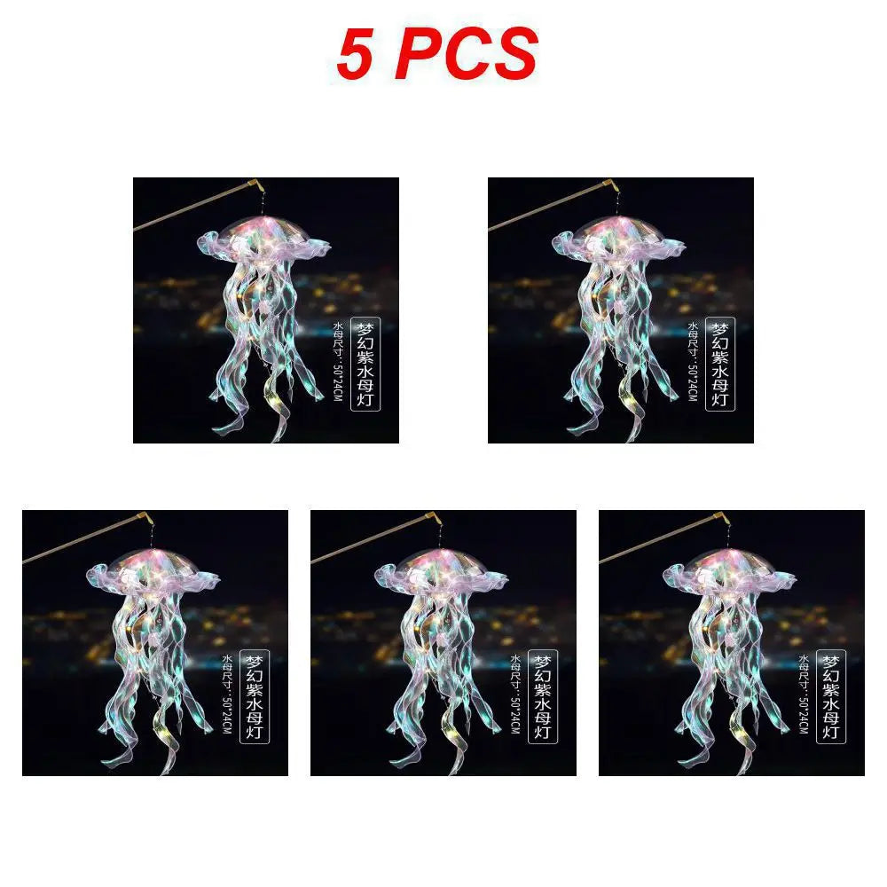 Jellyfish Lamp, Portable Flower Lamp, Girl Room Atmosphere Decoration Lamp, Bedroom Night Lamp, Home Decoration, Birthday Gift