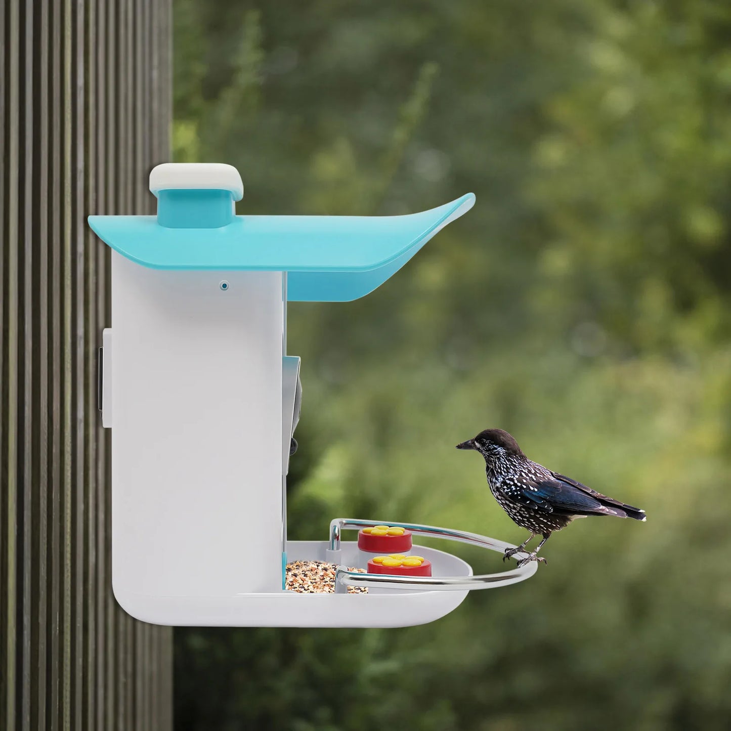 Smart Bird Feeder with Camera ABS Bird House for Outside