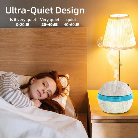 3 in 1 Ultrasonic Humidifier & Aromatherapy Diffuser with Night Light, 300ml, Touch Control, Air Purifier for Home & Office