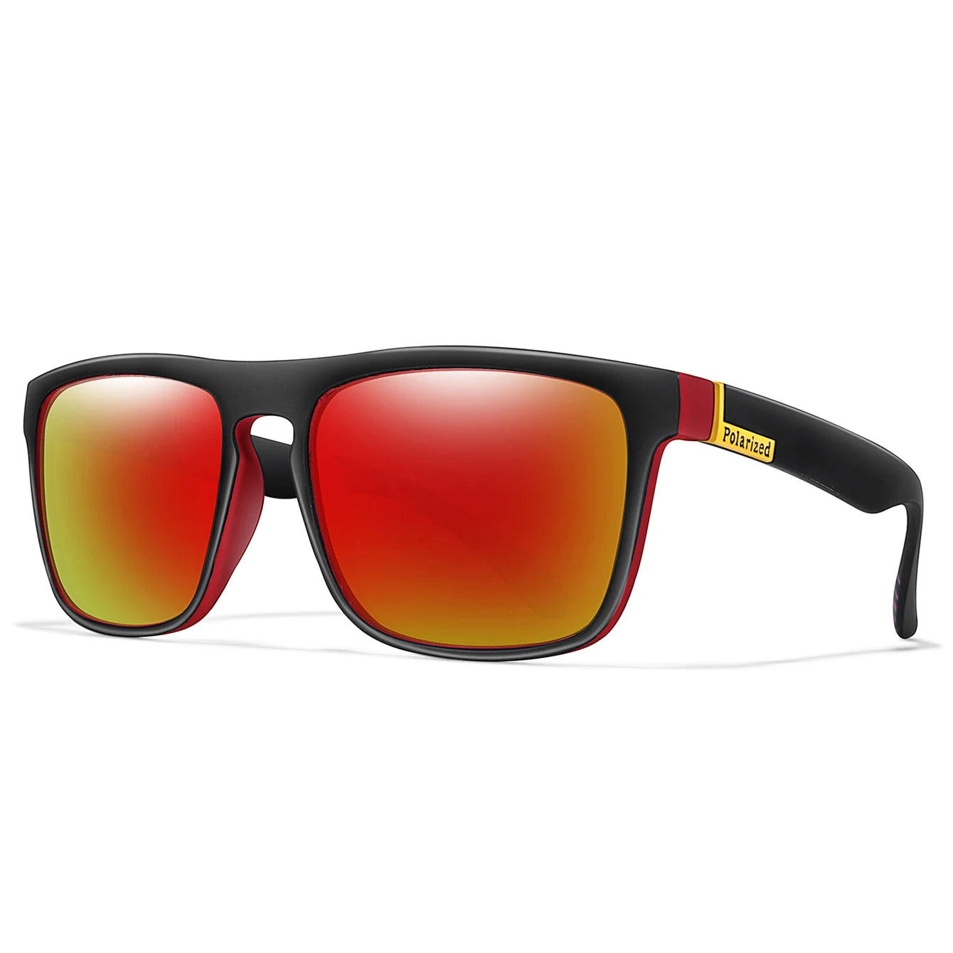 LOISRUBY Brand Polarized UV400 Sunglasses Men Driving Bike Motorcycle Classic Square Frame Cycling Fishing Eyewear Festival gift