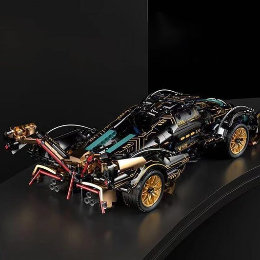 Green Racing Building Block Toys