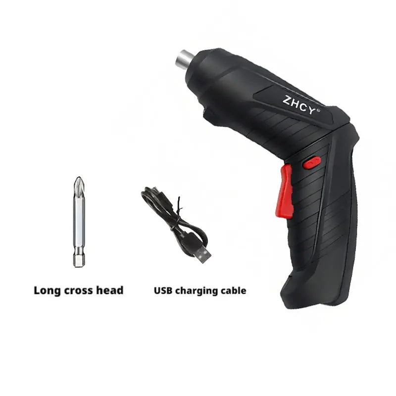 47pcs Rechargeable Electric Screwdriver Kit 3.6V Cordless Lithium Power Tool Set Foldable Home DIY Repair