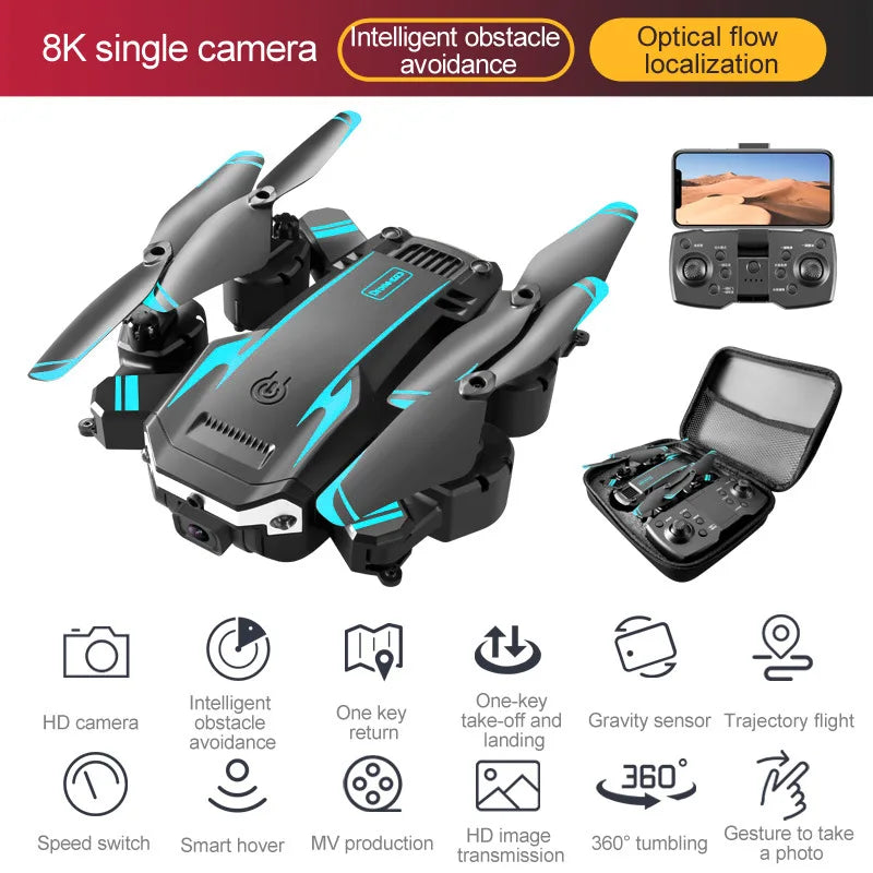 G6 Drone 8k Profesional 4K HD Camera Optical flow Foldable 5G Aerial Photography Drone Obstacle Avoidance Quadcopter Gift