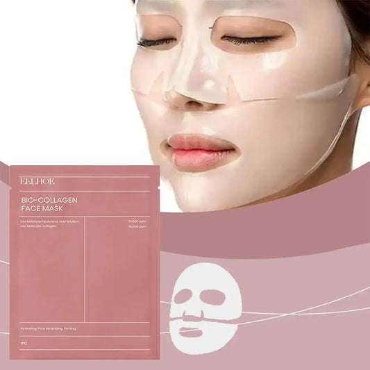 1/5/10 PCs Bio Collagen Face Mask for Deep Hydration,Overnight Pore Minimizing,Moisturizing ,Refreshing Facial Skin Care