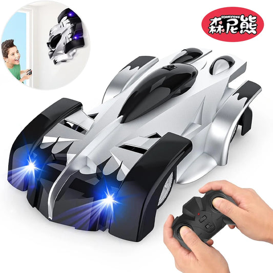 Wall Climbing Car With Light Anti Gravity 360 Rotating Model Electric Stunt Drifting