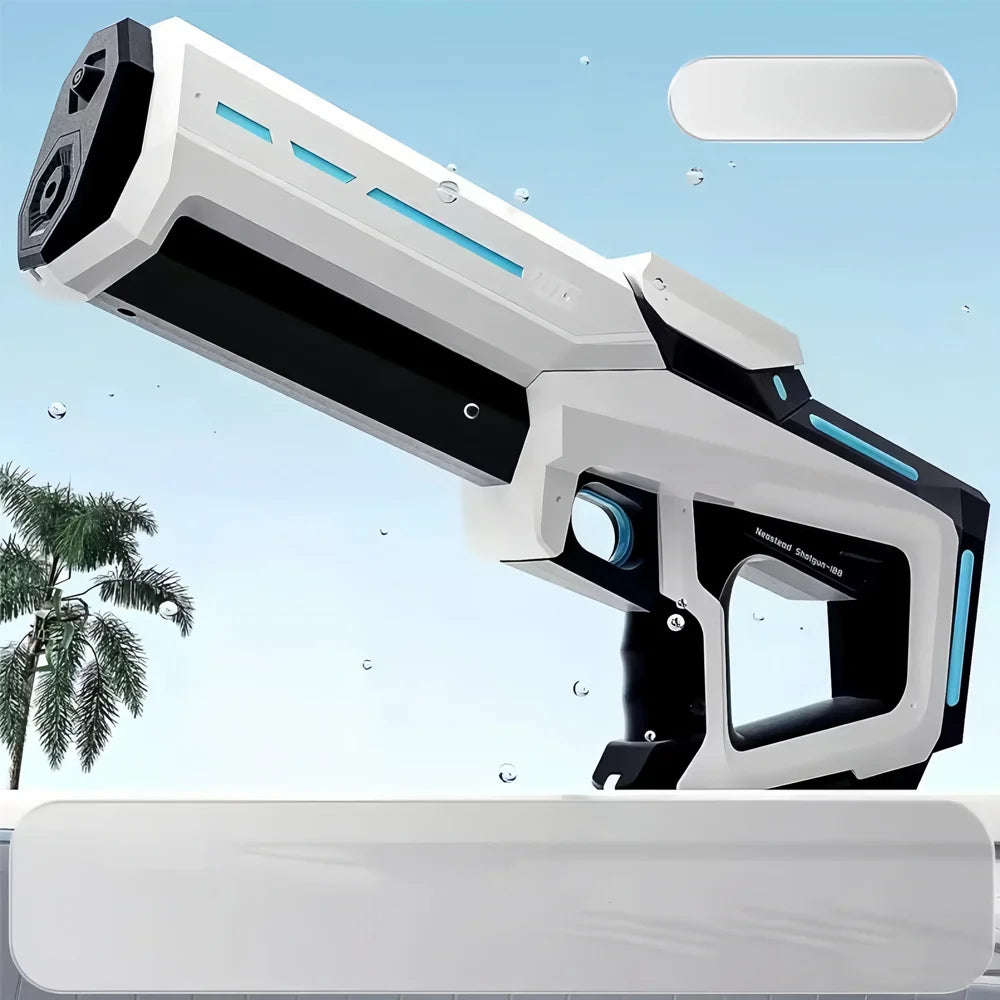 Water Gun Toy Consecutive Shots Automatic Electric Water Blaster for Outdoor Beach Pool Kid Adult Summer Water Fight Toys Gifts