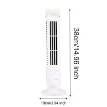 Portable Air Conditioner Fan 2000/1200mAh Quiet Desk Fan Tower Fan Wall Mount Electric Fan 3 Speed Rechargeable for Home Bedroom