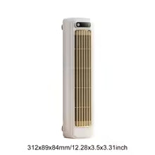 Portable Air Conditioner Fan 2000/1200mAh Quiet Desk Fan Tower Fan Wall Mount Electric Fan 3 Speed Rechargeable for Home Bedroom