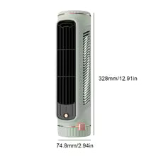 Portable Air Conditioner Fan 2000/1200mAh Quiet Desk Fan Tower Fan Wall Mount Electric Fan 3 Speed Rechargeable for Home Bedroom