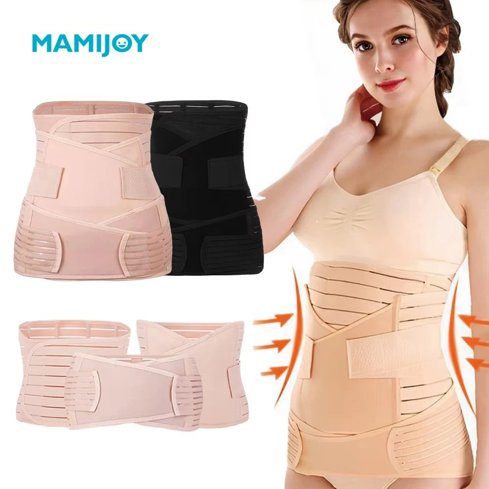 Shapewear for Women  3in1 Corset Postpartum Belly Band Pregnant Women Tummy Belly Pelvis Belt Wrap Waist Trainer Recovery Bandage Strap Body Shaper