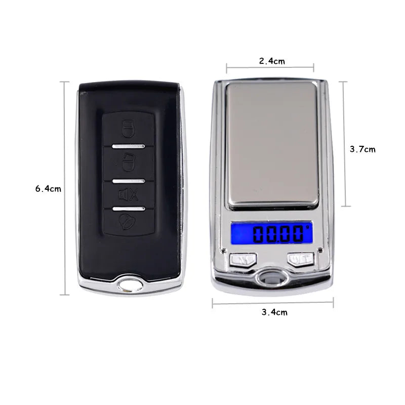 New Car Key Scale 100g x 0.01g Mini Electronic Digital Jewelry Scale Balance Pocket Gram LCD Display