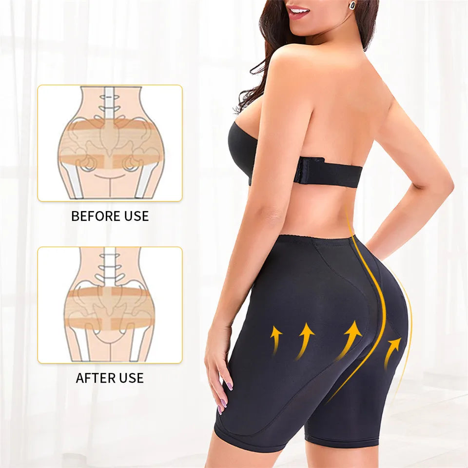 Shapewear for women's Butt Push Up Women Buttock Padding Panties Waist Trainer