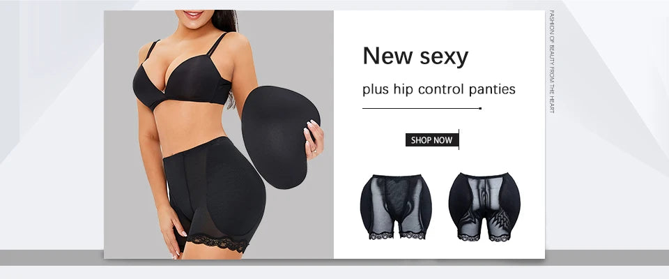Shapewear for women's Butt Push Up Women Buttock Padding Panties Waist Trainer
