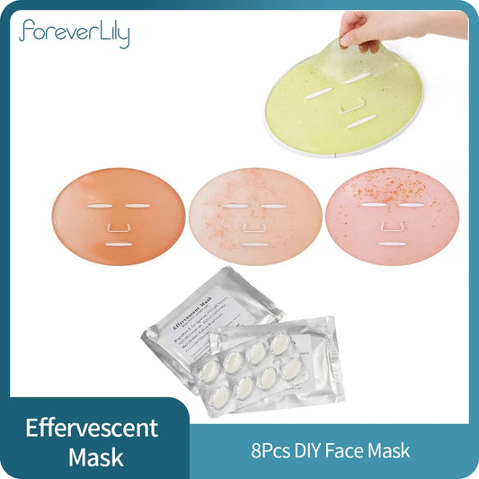 Facial Fruit Vegetable Automatic Mask Machine Use Effervescent Collagen Tablets