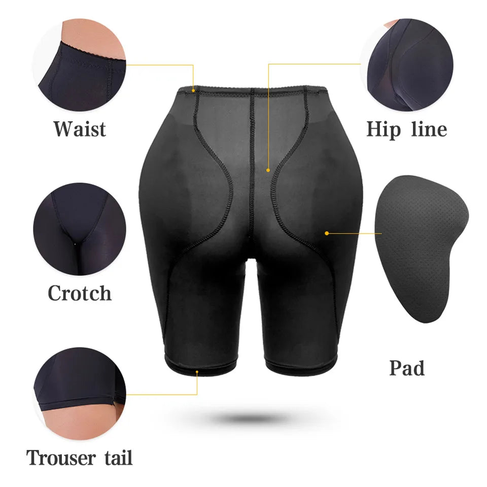 Shapewear for women's Butt Push Up Women Buttock Padding Panties Waist Trainer