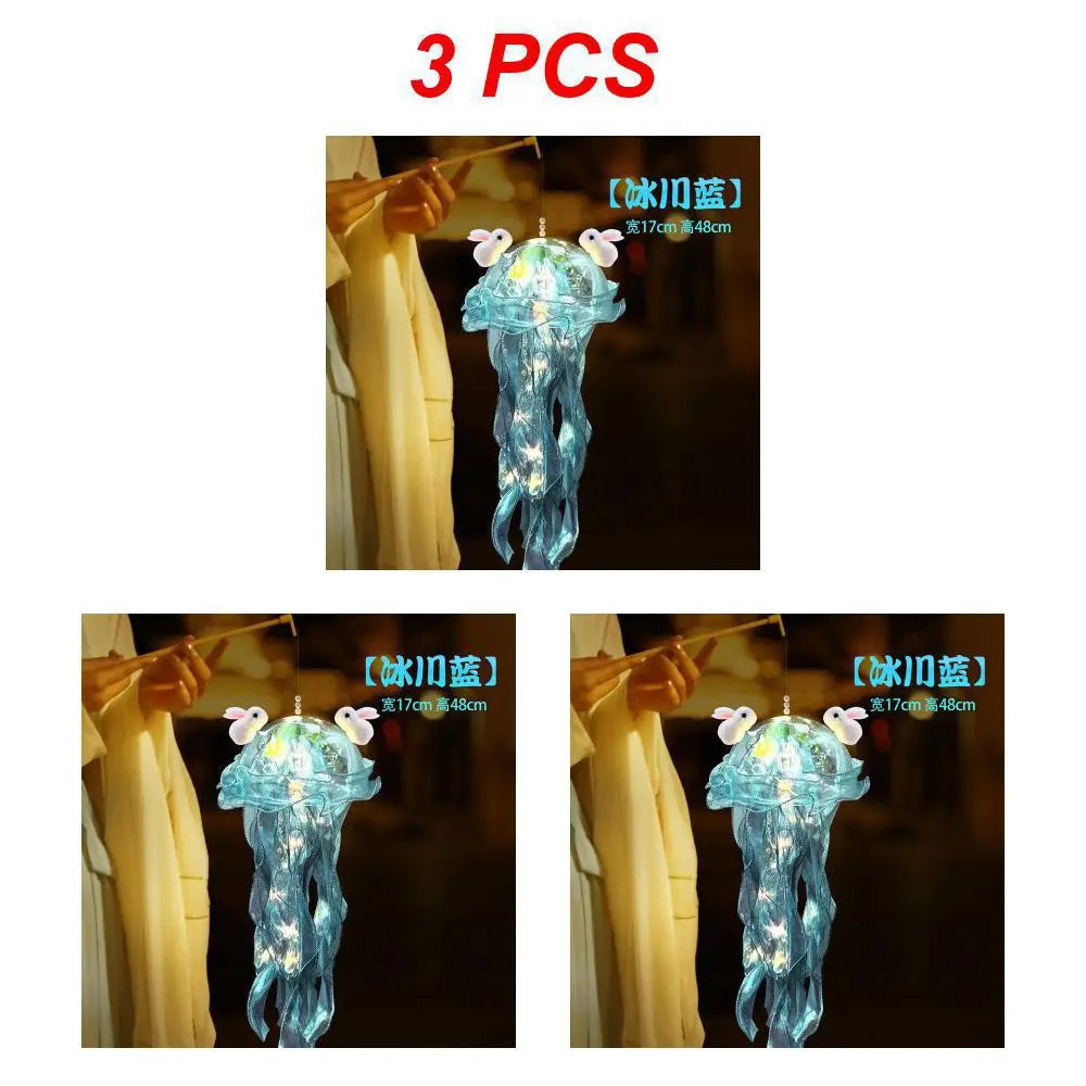 Jellyfish Lamp, Portable Flower Lamp, Girl Room Atmosphere Decoration Lamp, Bedroom Night Lamp, Home Decoration, Birthday Gift