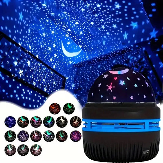 LED Starry Sky Night Lights USB Rotating Projector Lamp Magic
