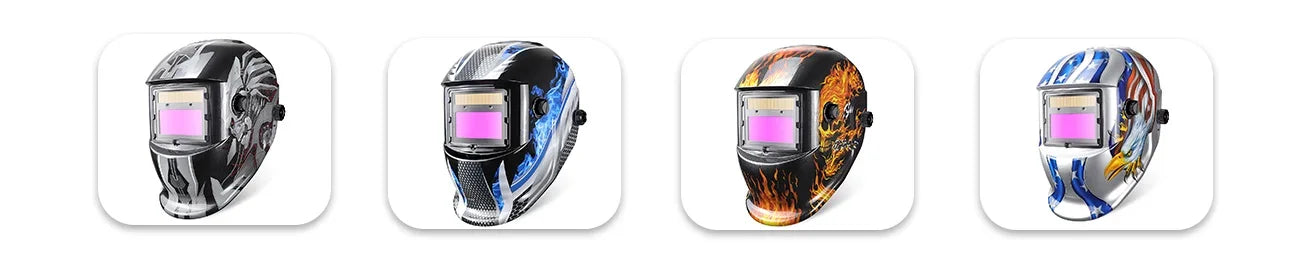 DIN4/9-13 1/25000s Mma Welder Protect Mask Helmet Welding Mask Mascara Soldar Battery Grinding Welding Helmet Solar Cell Cap