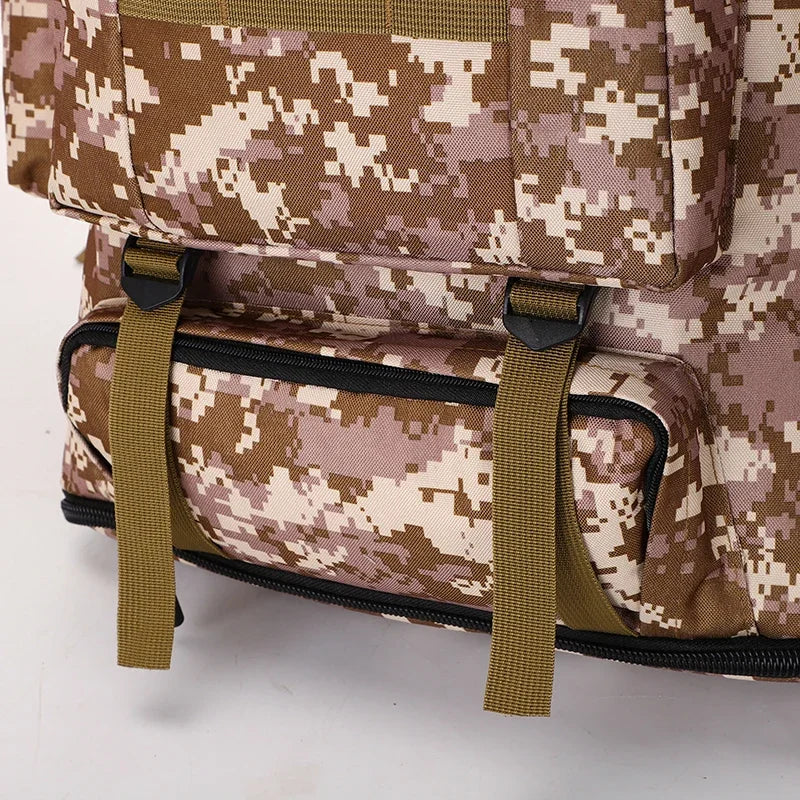 80L/100L  Mountaineering Bag Climb Bag Tactical Backpacks Large Backpack Outdoors Hiking Camping Travel Bags
