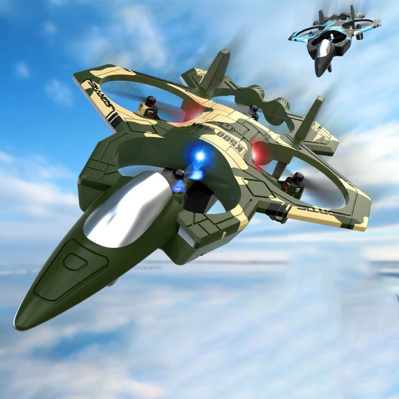 RC Plane Toy Glider Flying Helicopter 2.4G Stunt Remote Control Foam Fighter Airplane Outdoor Toys For Children Adult Gifts