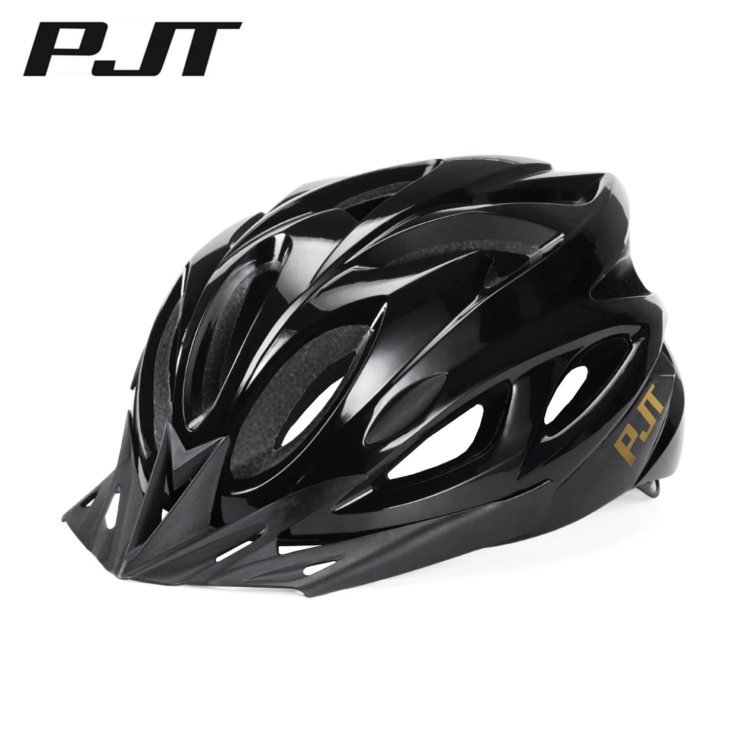 PMT Lightweight Cycling Helmet Comfort Lining Hollow Riding Safety Head Protection Bicycle MTB Helmet Carbon Pattern Bike Helmet
