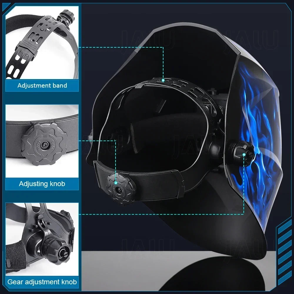 Big View Mask Welding Helmet Filter Cascos Maquina Solda Capacete 1112 Welder Auto Darkening Welding Filter Mascara D Solda Mask