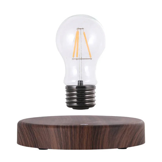 Maglev Light Bulb Black Technology Small Ornament Crafts Ambient Light Desk Lamp Home Living Room Modern Light Luxury