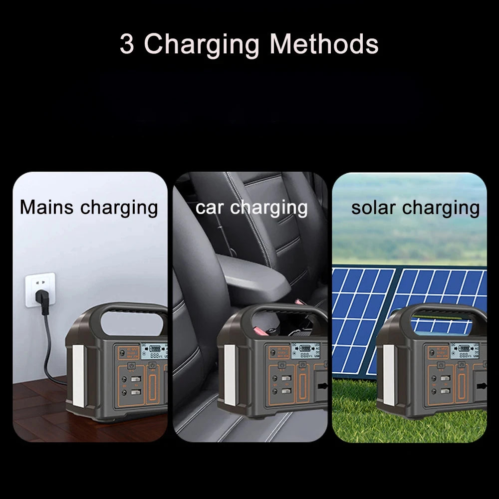 Gaiaray 100W Portable Power Station 24000mAh LiFePO4 Charging Energy Station Solar Generator AC110V 220V Power Bank for Camping