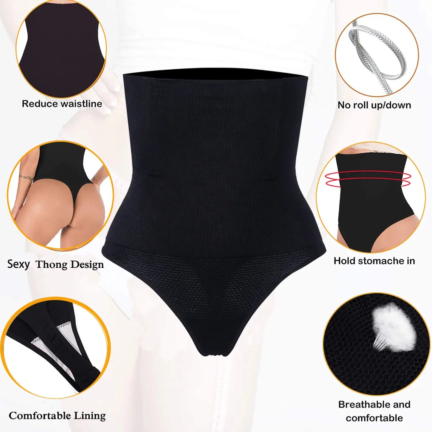 Shapewear for Women High Waist Trainer Panties Slimming Sheath Tummy Control Hip Butt Lifter Shorts Ladies Mid Thigh Body Shaper