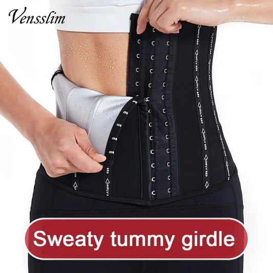 Shapewear for women's Vens slim Sweat Belt Slimming Sheath Woman Flat Belly Body Shapewear Women Exercise Fat Burner Slim Waist Girdle Waist Trainer