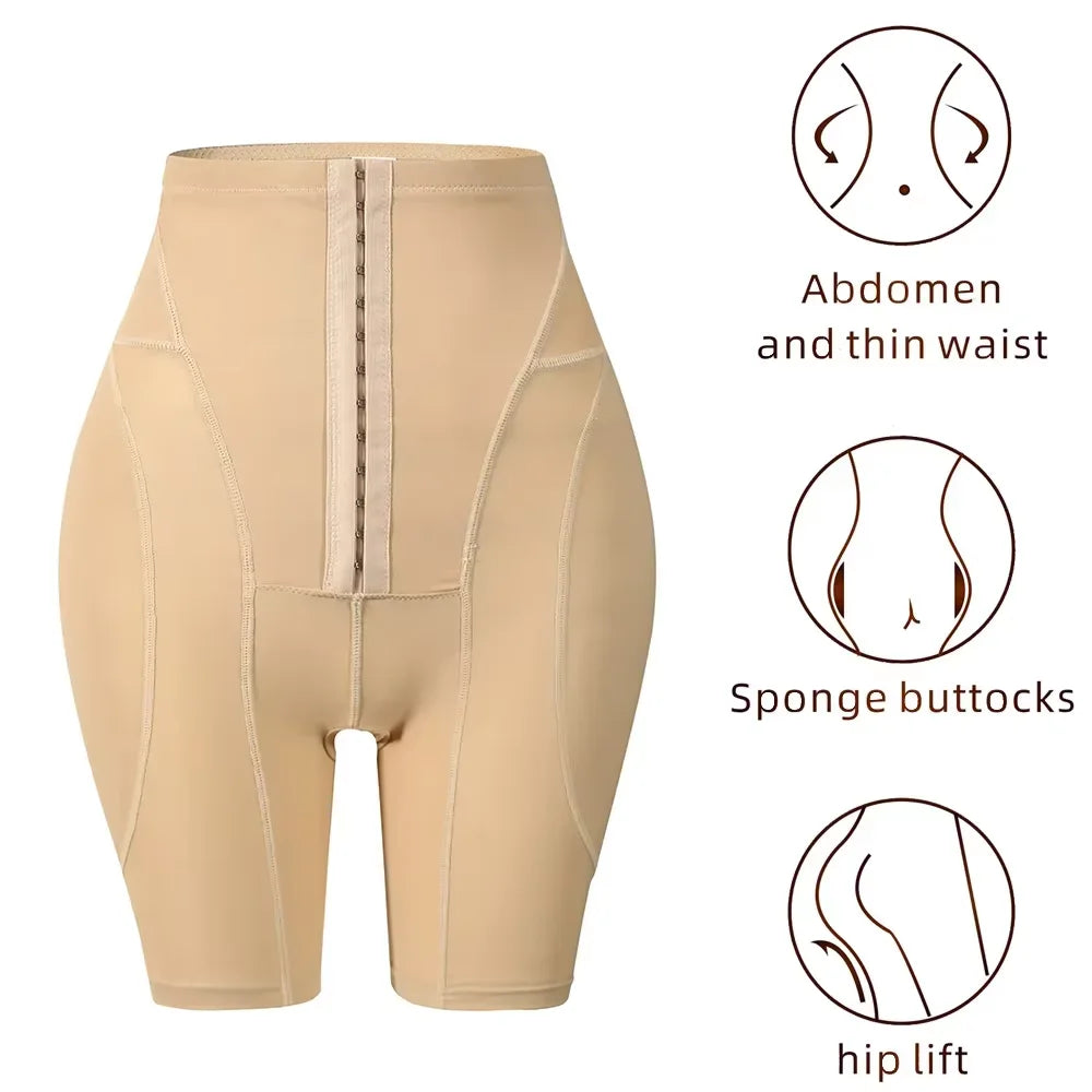 Shapewear for women's High Waist Shorts Butt Lifter Booty Padded Shorts Hip Enhancer Body Shaper Shorts Tummy Control Panties