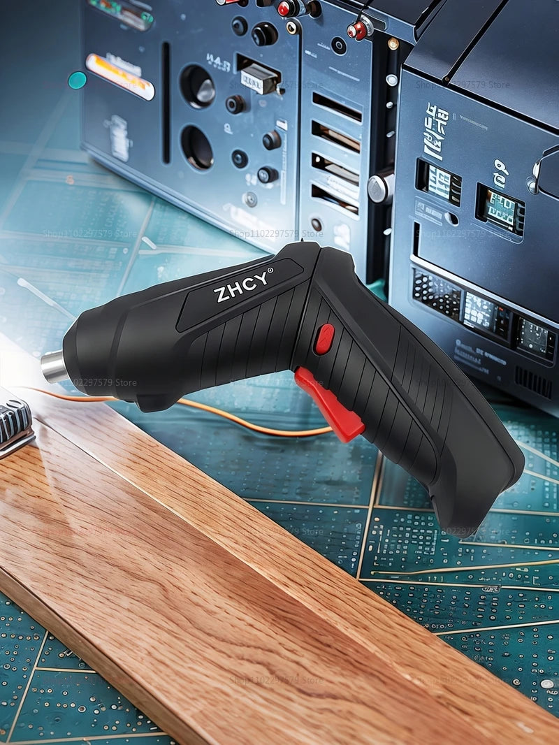 47pcs Rechargeable Electric Screwdriver Kit 3.6V Cordless Lithium Power Tool Set Foldable Home DIY Repair