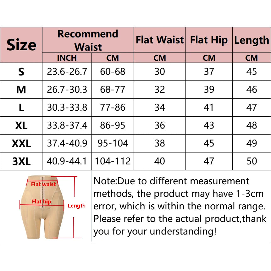 Shapewear for women's High Waist Shorts Butt Lifter Booty Padded Shorts Hip Enhancer Body Shaper Shorts Tummy Control Panties