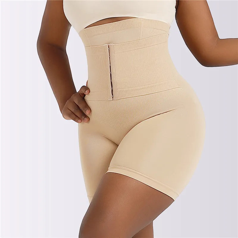 Shapewear for Women New Women Firm Tummy Control with Hook High Waist Trainer Body Shaper Butt Lifter Shapewear Panties Female Slimming Fajas Shorts