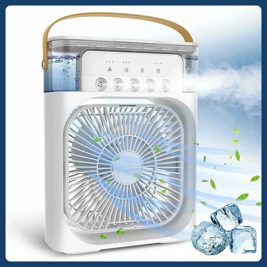 Portable Fan Air Conditioner LED Night Light