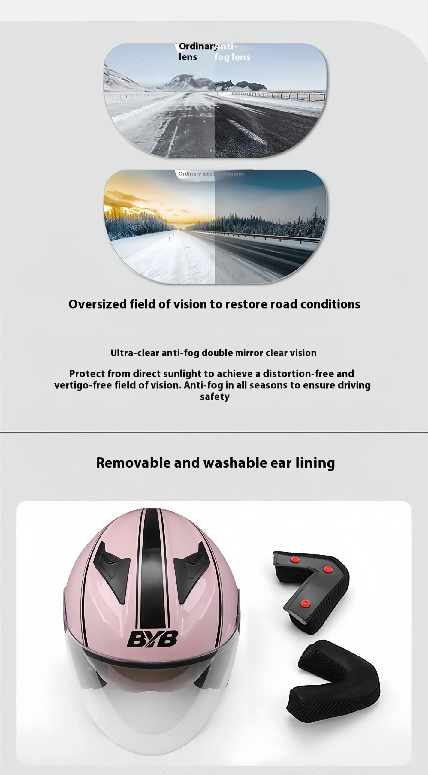 2025 Electric Motorcycle Helmet with Double-Lens Anti-Fog Shield Full Face Helmet for Riding All Seasons Safety Gear Men Women