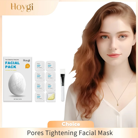 Centella Asiatica Pore Tightening Mask Blackhead Remover Shrink Pore Apply Facial Mask Repair Lifting Face Care 8PCS