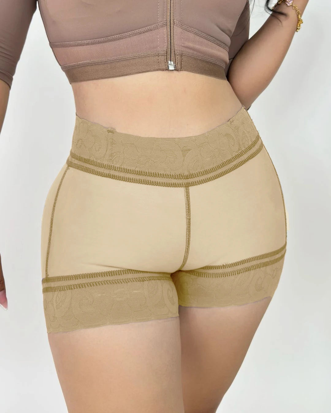 Shapewear for women's fajas Colombians Low waisted hip lifting shorts body slimming pants Hip Enhancer Breathable Underwear Women's Shapewear