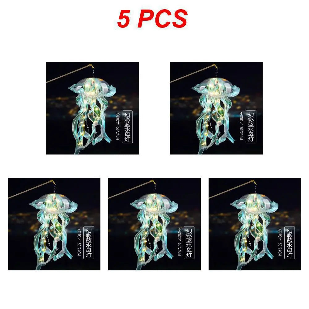 Jellyfish Lamp, Portable Flower Lamp, Girl Room Atmosphere Decoration Lamp, Bedroom Night Lamp, Home Decoration, Birthday Gift