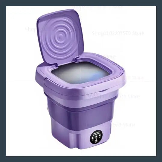 8L Foldable Small Washing Machine Portable Retractable Household Washing Machine 3 Models With Rotation And Drying Functions